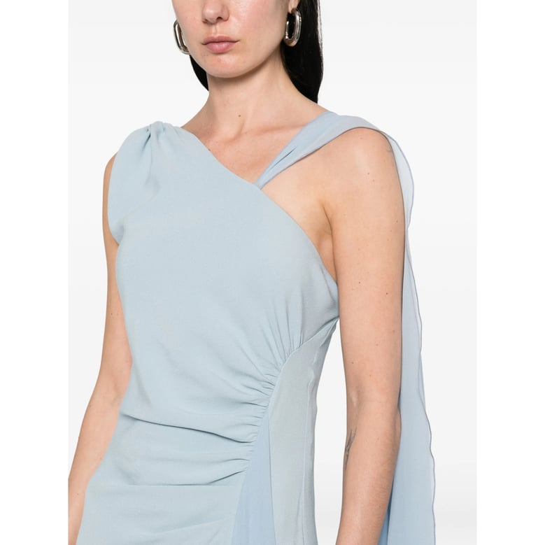 dress one-shoulder blue by Selfnex