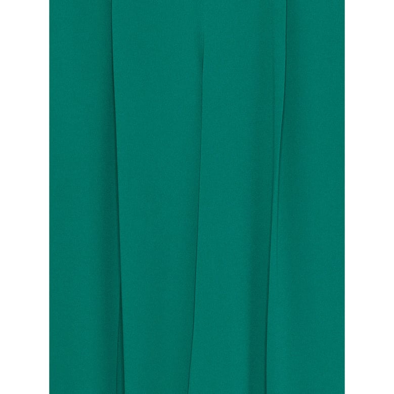 trousers wide-leg pleated green by Selfnex