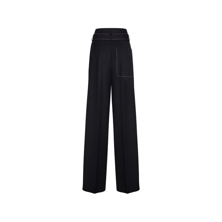 trousers high-waisted black by Selfnex