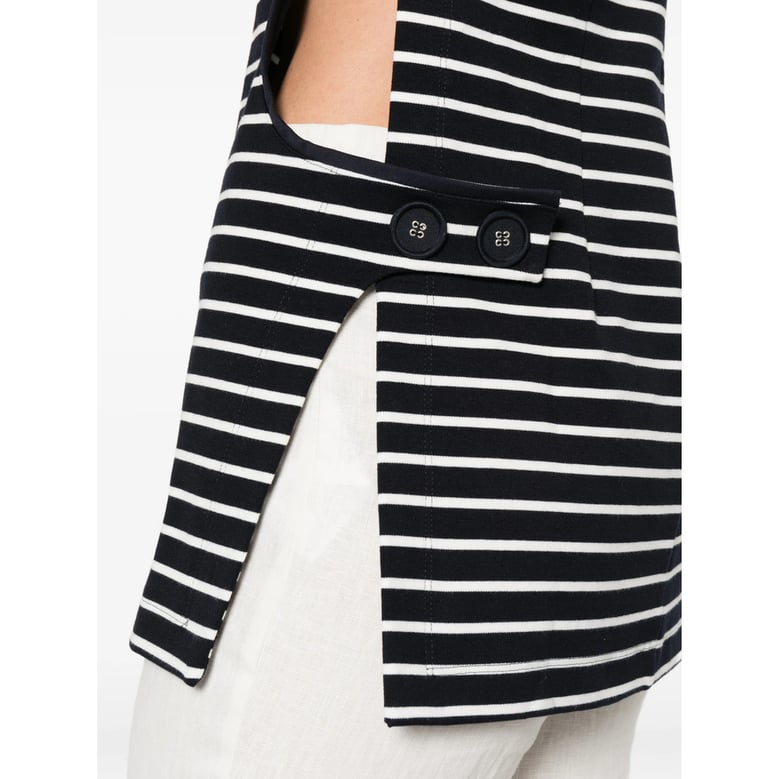 t-shirt striped blue/white by Selfnex