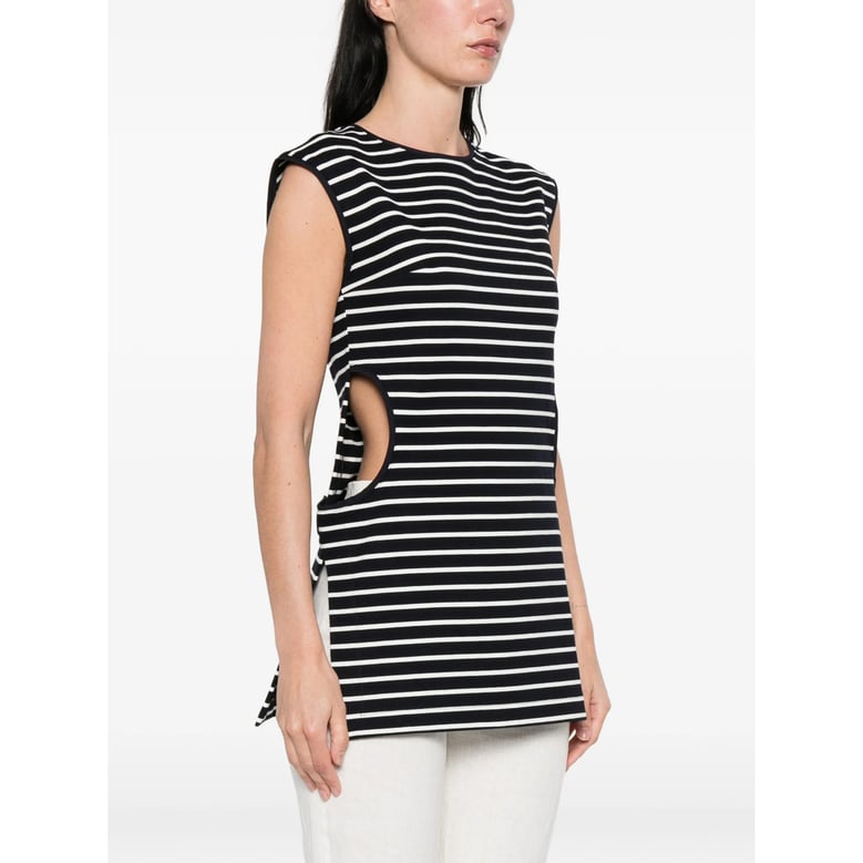 t-shirt striped blue/white by Selfnex