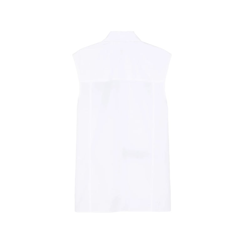 shirt white cotton by Selfnex
