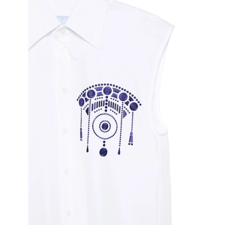 shirt white cotton by Selfnex