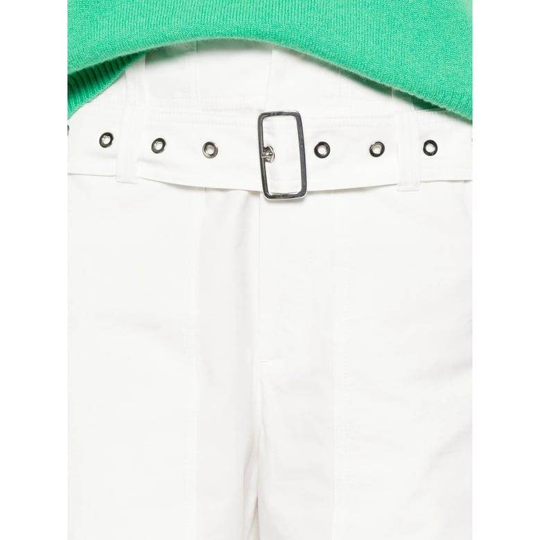 trousers white cotton by Selfnex