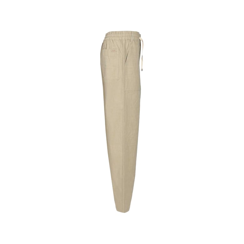 trousers cotton-blend neutrals by Selfnex