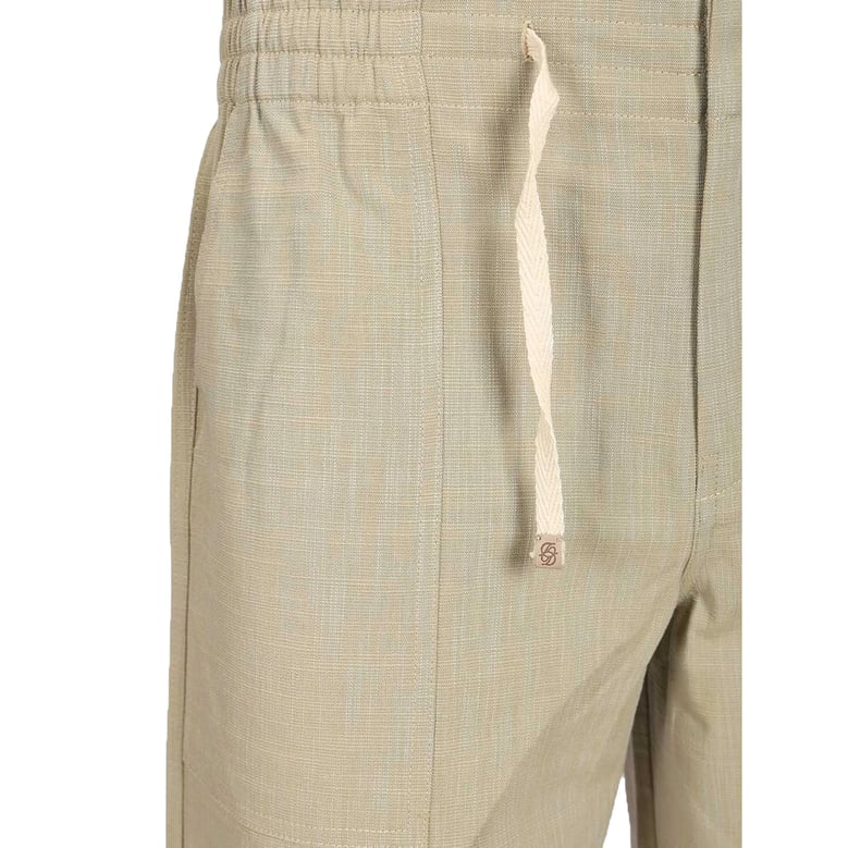 trousers cotton-blend neutrals by Selfnex