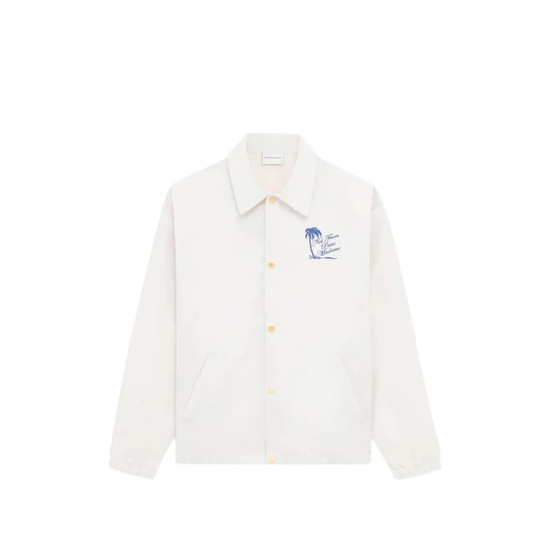 shirt jacket white by Selfnex
