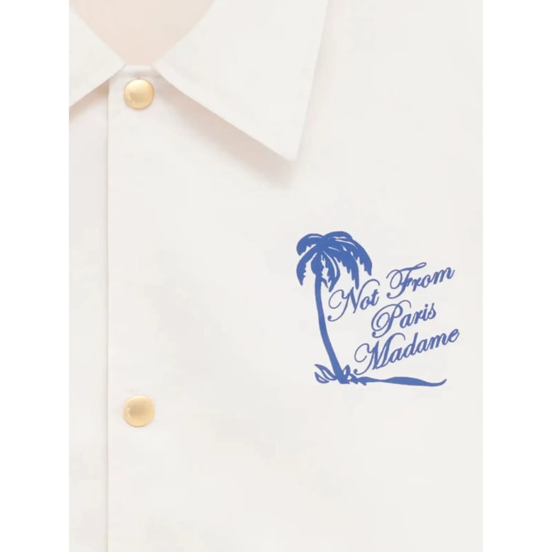 shirt jacket white by Selfnex