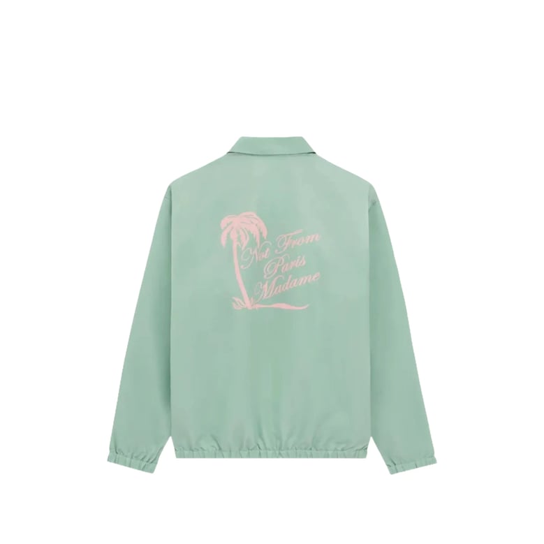 nylon shirt jacket green by Selfnex
