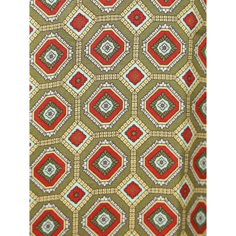 shirt green/red viscose by Selfnex