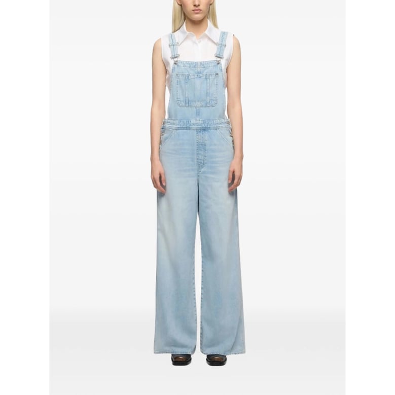 dungarees blue cotton by Selfnex