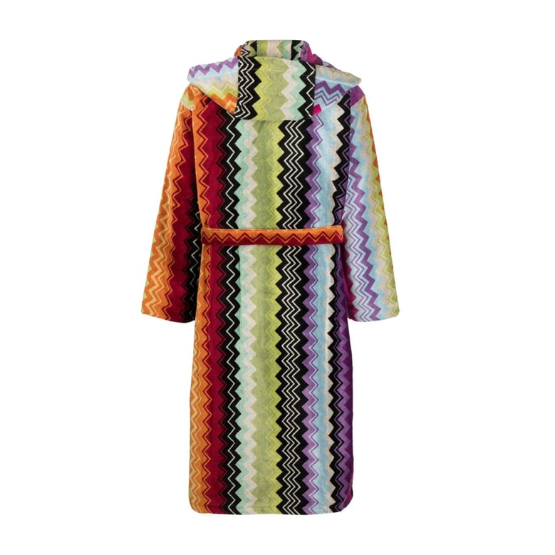 bathrobe zigzag orange cotton by Selfnex