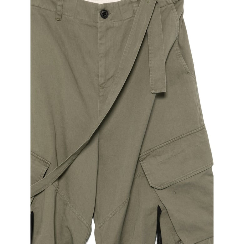 wide-leg trousers green by Selfnex