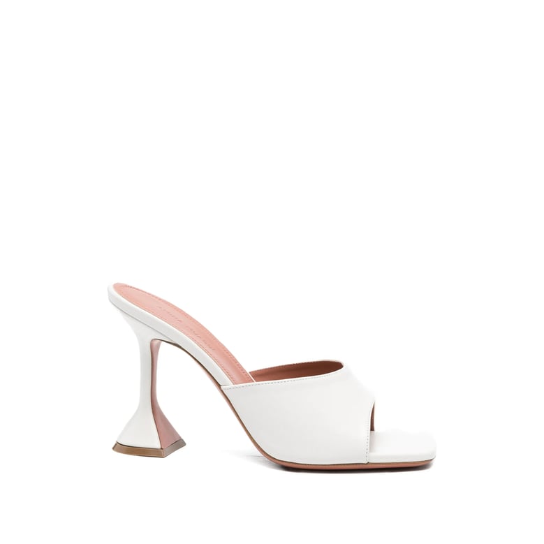 slip-on heels lupita 95 white by Selfnex