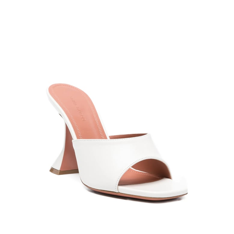 slip-on heels lupita 95 white by Selfnex