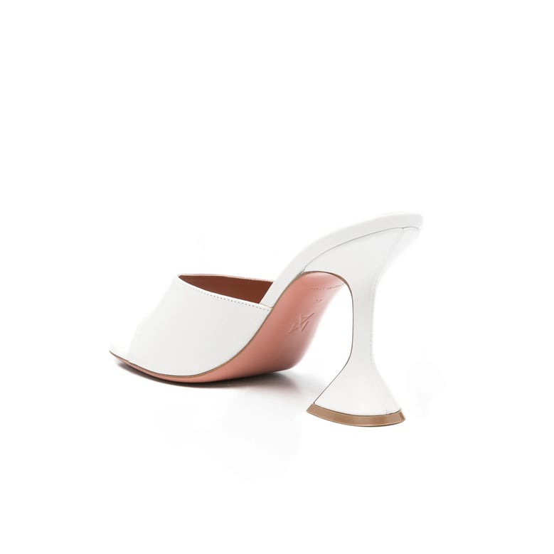 slip-on heels lupita 95 white by Selfnex