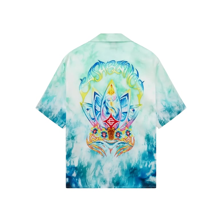 surf lotus tie-dye pocket shirt by Selfnex