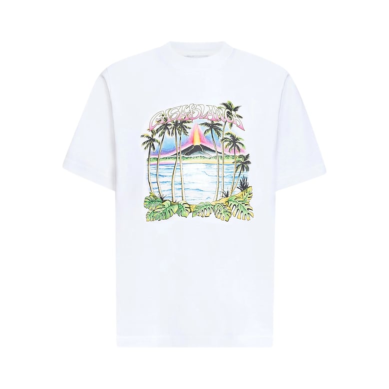 volcano print t-shirt by Selfnex