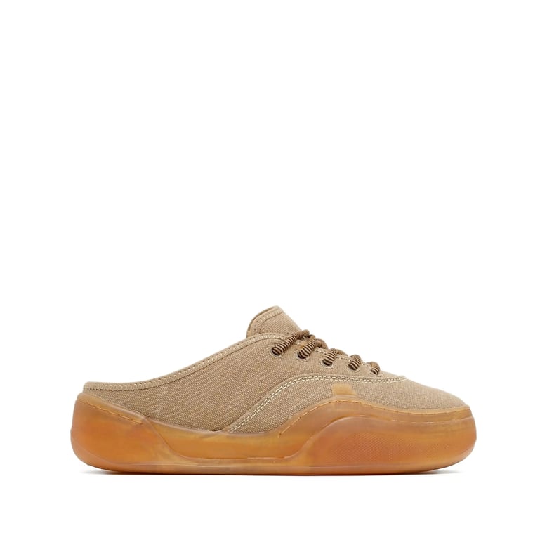 beige slip-on trainer by Selfnex