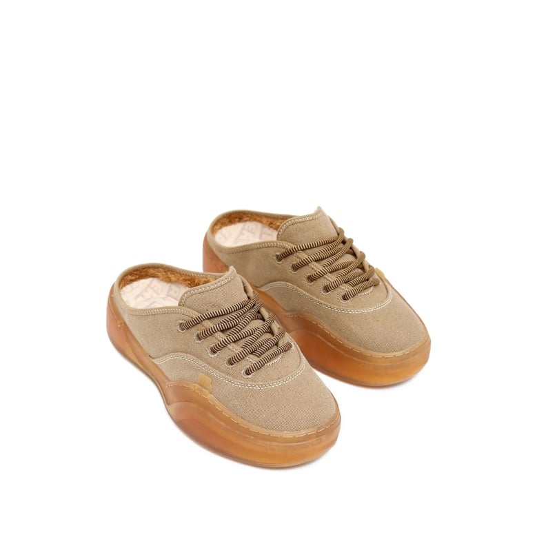 beige slip-on trainer by Selfnex