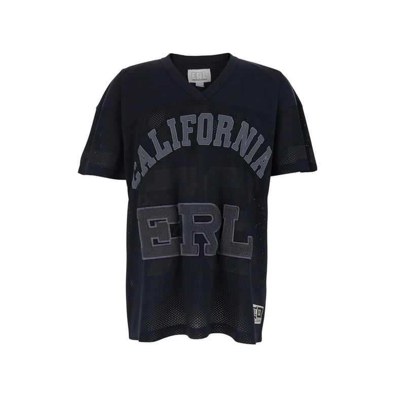 black v-neck t-shirt by Selfnex