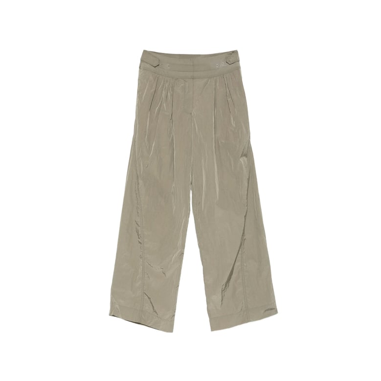 trousers wide-leg green by Selfnex