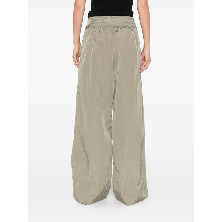 trousers wide-leg green by Selfnex