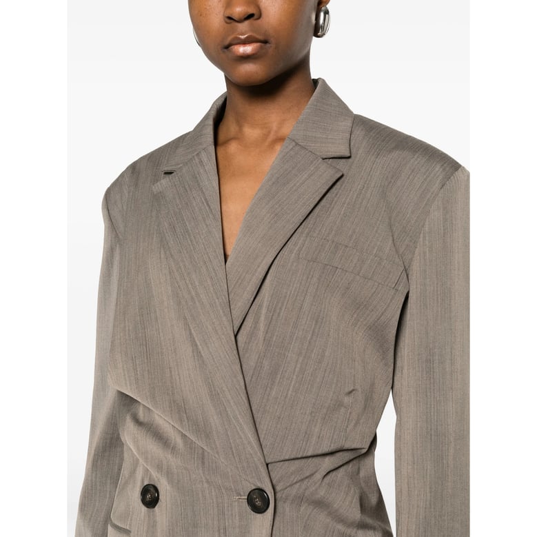 jacket double-breasted pinstripe by Selfnex