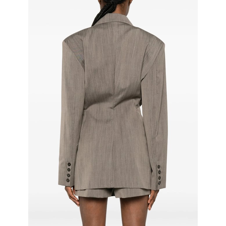 jacket double-breasted pinstripe by Selfnex