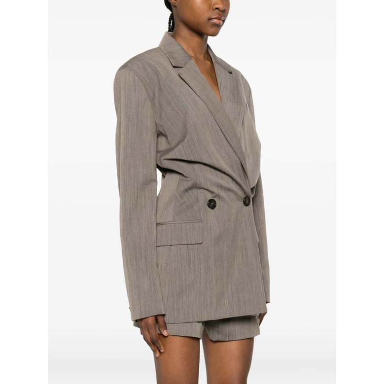 jacket double-breasted pinstripe by Selfnex