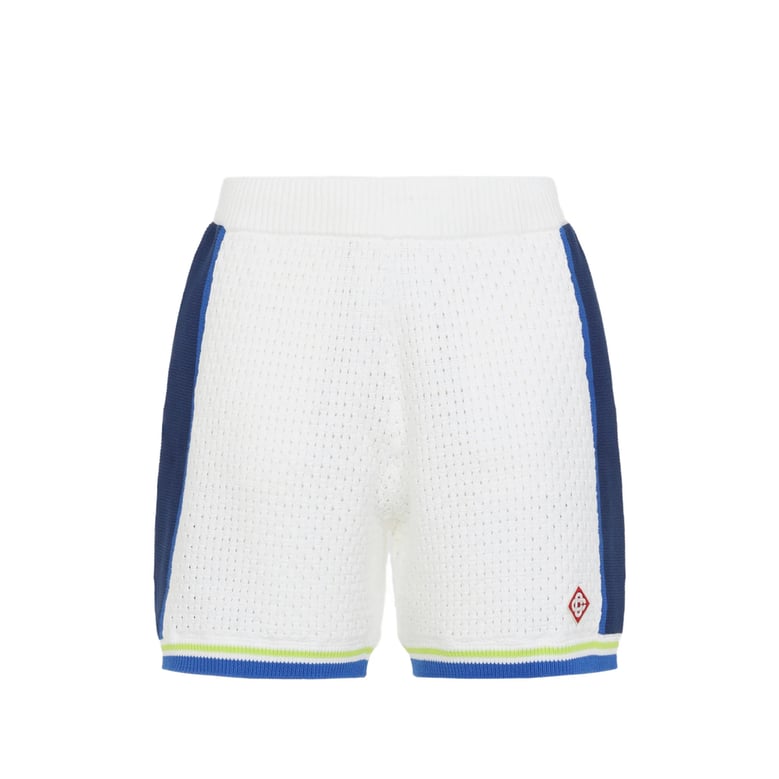 short with stripe and logo patch by Selfnex