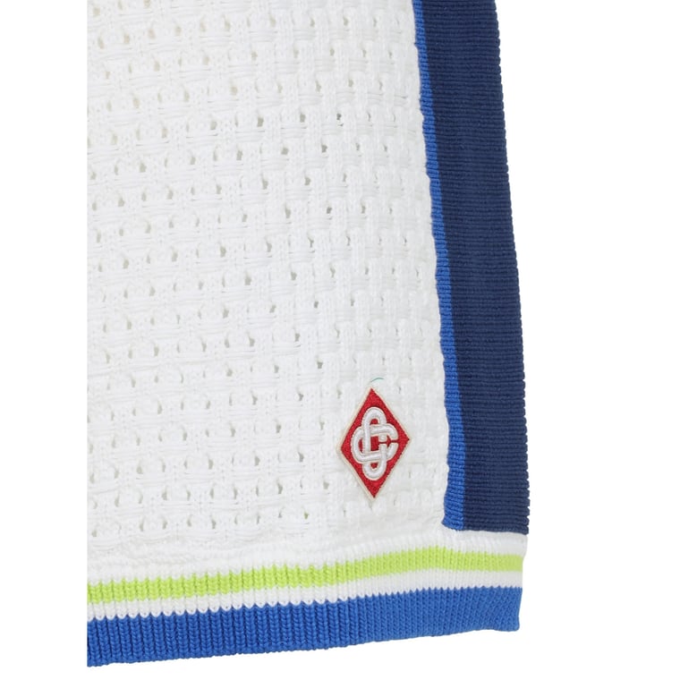 short with stripe and logo patch by Selfnex