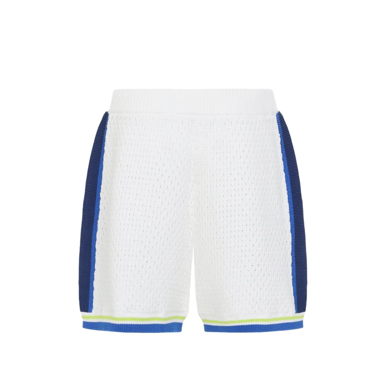 short with stripe and logo patch by Selfnex