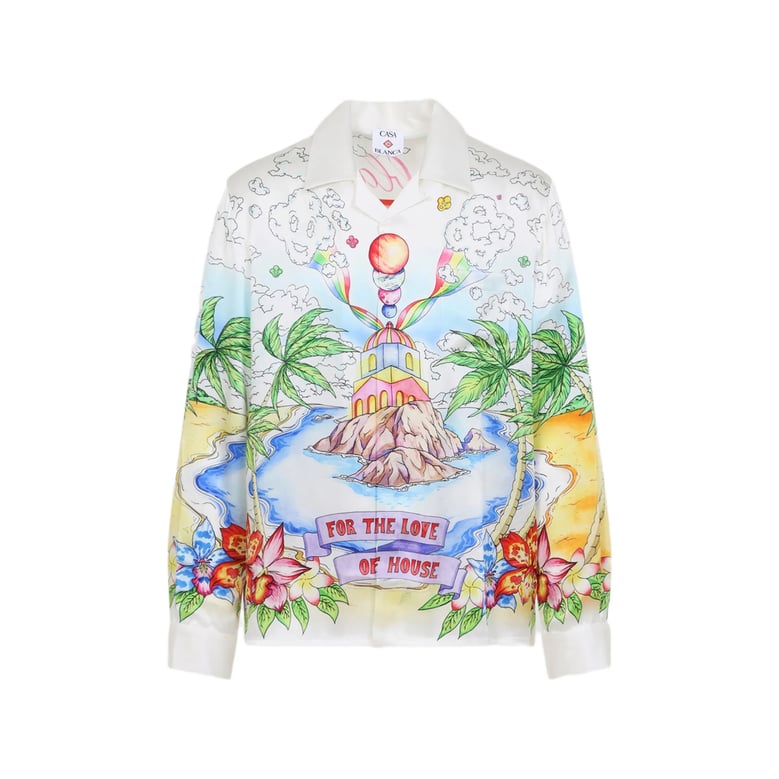 shirt with multicolour print by Selfnex