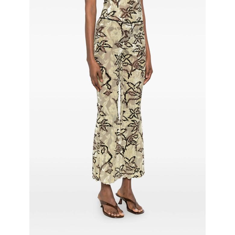 pant siedres in neutrals/brown by Selfnex