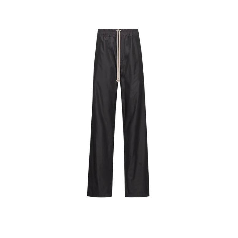 drawstring black trousers by Selfnex