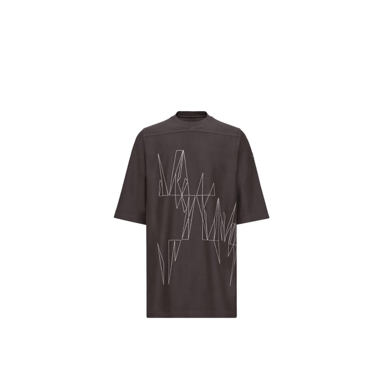 graphic print round neck t-shirt by Selfnex