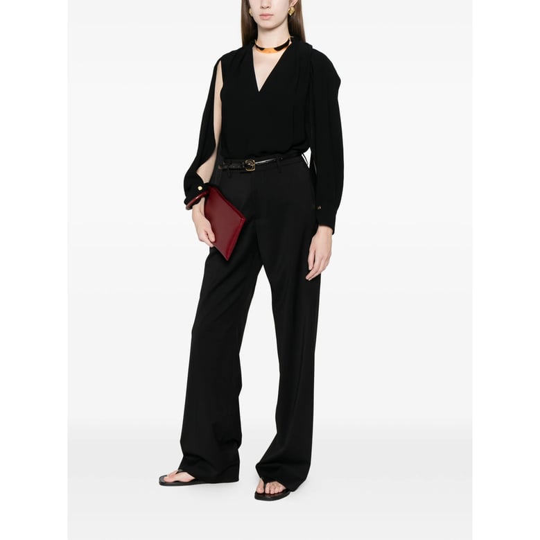 straight leg trousers by Selfnex