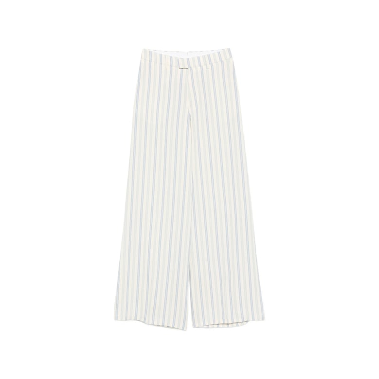 trousers azure striped wide leg by Selfnex
