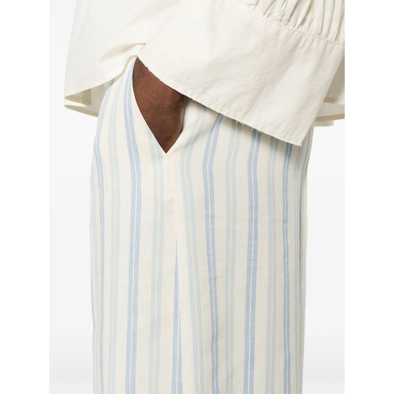 trousers azure striped wide leg by Selfnex