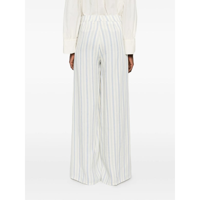 trousers azure striped wide leg by Selfnex