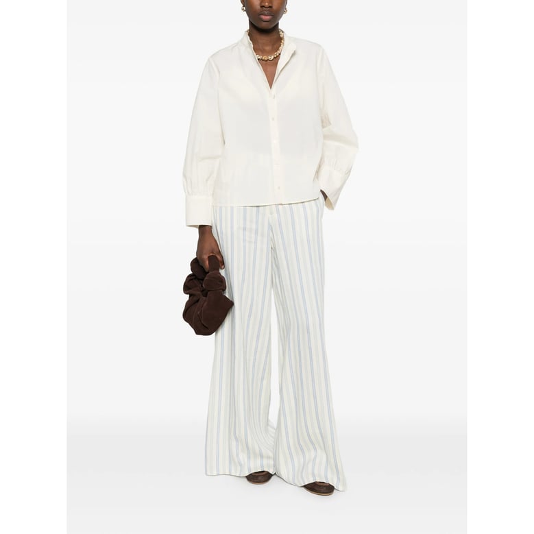 trousers azure striped wide leg by Selfnex