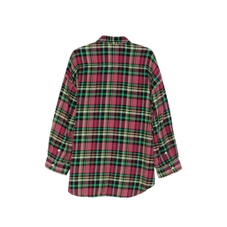 shirt pink/black plaid by Selfnex