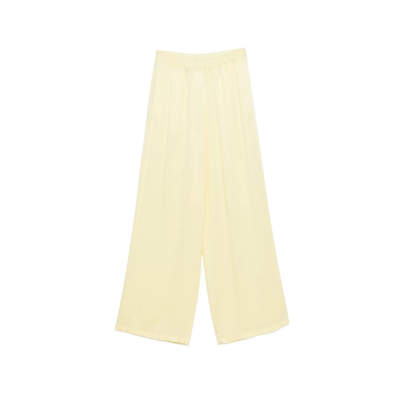 trousers with yellow elastic waistband by Selfnex