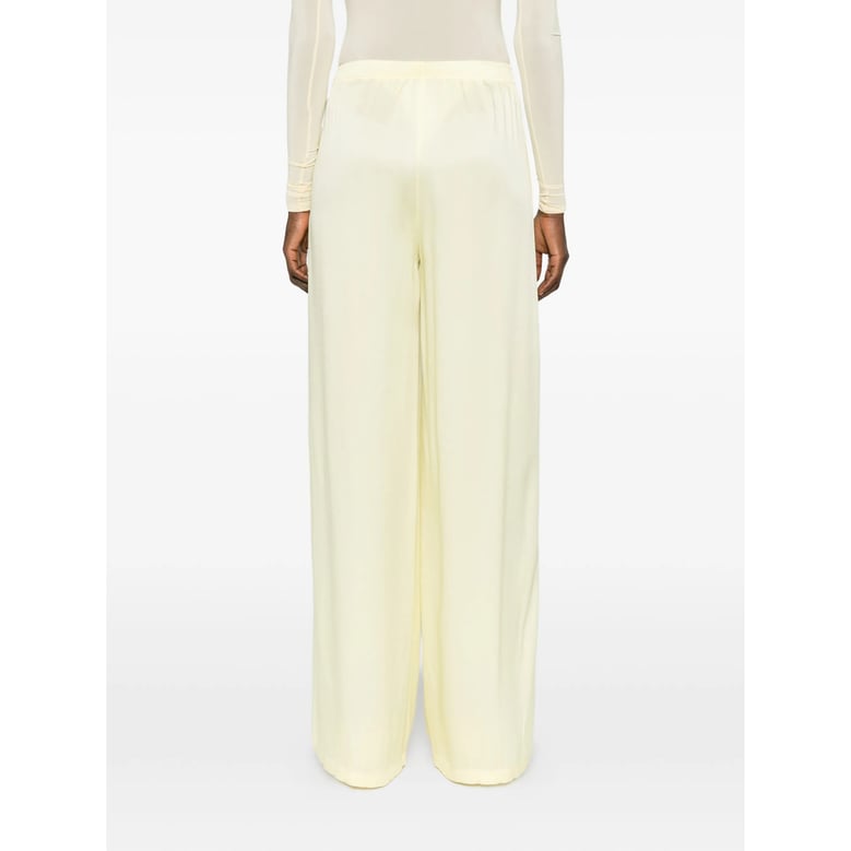 trousers with yellow elastic waistband by Selfnex