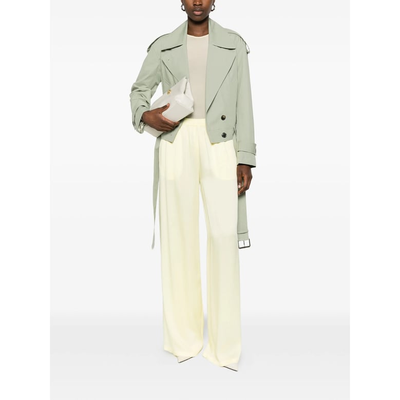 trousers with yellow elastic waistband by Selfnex