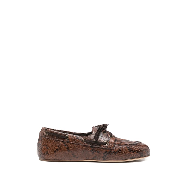 lace-up boots brown/black by Selfnex