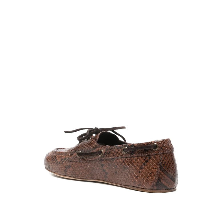 lace-up boots brown/black by Selfnex