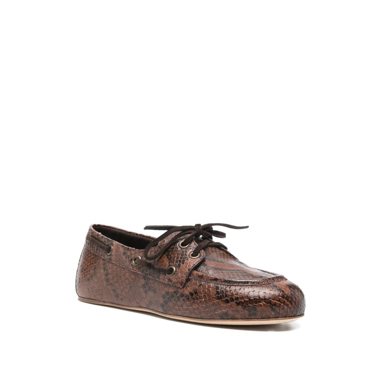 lace-up boots brown/black by Selfnex