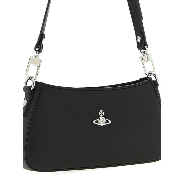 vivienne westwood black logo detail bag by Selfnex